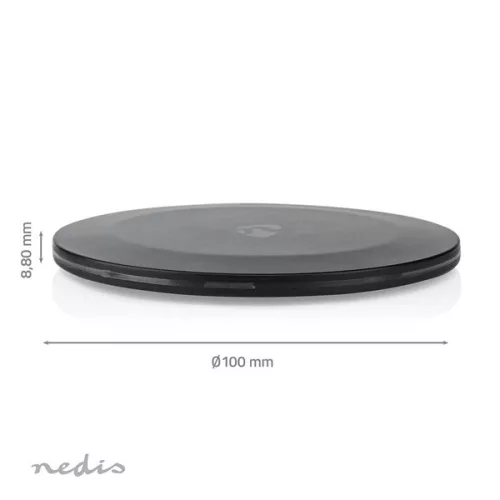 Nedis WCHAQ15W110BK vezeték nélküli (indukciós) QI töltő 15 W, 2 A