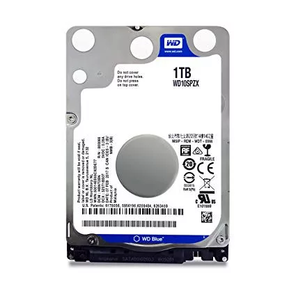 Western Digital WD10SPZX, 1TB WD Blue 2,5"/SATAIII/5400/128MB, 7mm