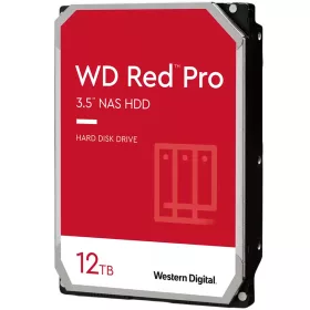   Western Digital HDD Desktop WD Red Pro (3.5'', 12TB, 512MB, 7200 RPM, SATA 6 Gb/s)