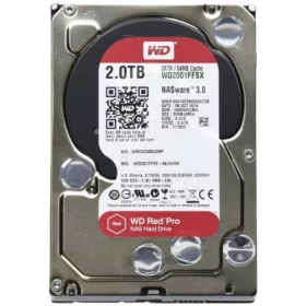   WESTERN DIGITAL HDD Desktop WD Red Pro (3.5'', 2TB, 64MB, 7200 RPM, SATA 6 Gb/s)