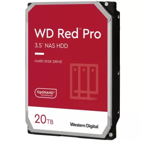   WESTERN DIGITAL HDD NAS WD Red Pro CMR (3.5'', 20TB, 512MB, 7200 RPM, SATA 6Gbps, 300TB/year)