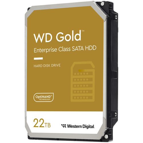 WESTERN DIGITAL HDD Server WD Gold (3.5'', 22TB, 512MB, 7200 RPM, SATA 6 Gb/s)