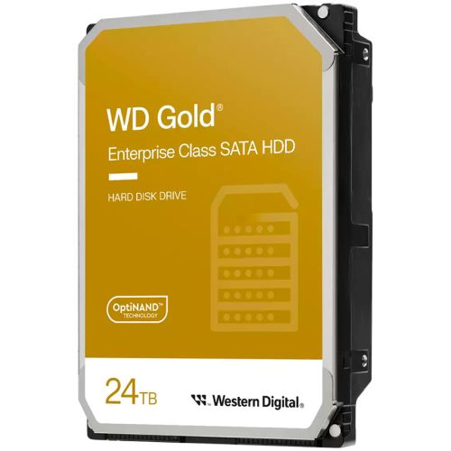 Western Digital HDD Server WD Gold 24TB CMR, 3.5'', 512MB, 7200 RPM, SATA, 512E