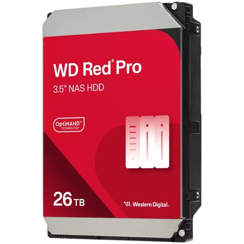 Western Digital HDD Desktop WD Red Pro (3.5'', 26TB, 512MB, 7200 RPM, SATA 6 Gb/s)