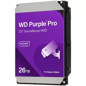  WESTERN DIGITAL HDD Video Surveillance WD Purple Pro 26TB CMR, 3.5'', 512MB, 7200 RPM, SATA, TBW: 550