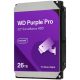 WESTERN DIGITAL HDD Video Surveillance WD Purple Pro 26TB CMR, 3.5'', 512MB, 7200 RPM, SATA, TBW: 550