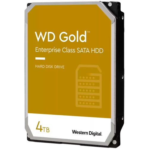 Western Digital HDD Server WD Gold 4TB CMR, 3.5'', 256MB, 7200 RPM, SATA, 512E