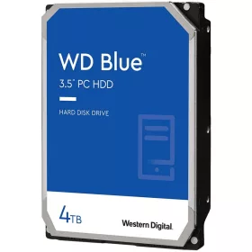   WESTERN DIGITAL HDD Desktop WD Blue 4TB CMR, 3.5'', 256MB, 5400 RPM, SATA 6Gbps