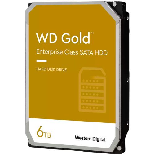 WESTERN DIGITAL HDD Server WD Gold (3.5'', 6TB, 128MB, 7200 RPM, SATA 6 Gb/s)