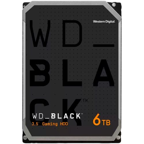 WESTERN DIGITAL HDD Desktop WD Black 6TB CMR, 3.5'', 128MB, 7200 RPM, SATA 6Gbps