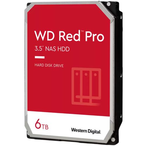 Western Digital HDD Desktop WD Red Pro (3.5'', 6TB, 256MB, 7200 RPM, SATA 6 Gb/s)