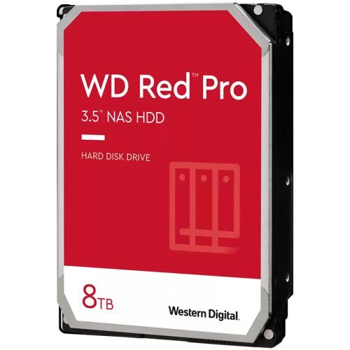 Western Digital HDD Desktop WD Red Pro (3.5'', 8TB, 512MB, 7200 RPM, SATA 6 Gb/s)