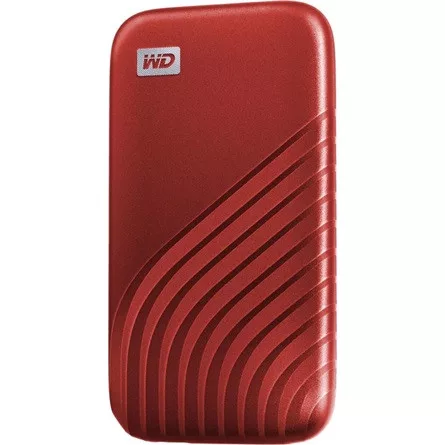 Western Digital My Passport 1TB USB-C 3.2 Gen2 külső SSD piros
