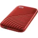 Western Digital My Passport 2TB USB-C 3.2 Gen2 külső SSD piros