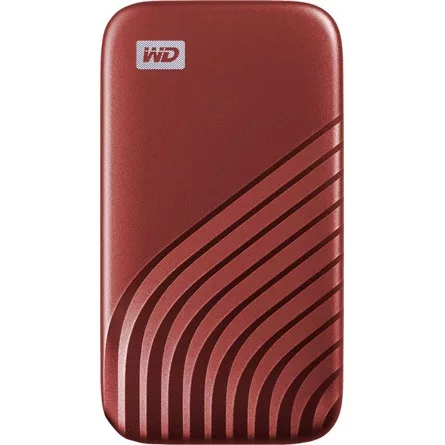 Western Digital My Passport 2TB USB-C 3.2 Gen2 külső SSD piros