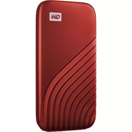 Western Digital My Passport 2TB USB-C 3.2 Gen2 külső SSD piros