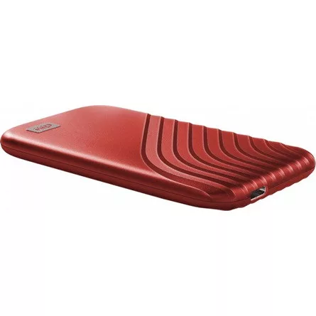 Western Digital My Passport 2TB USB-C 3.2 Gen2 külső SSD piros