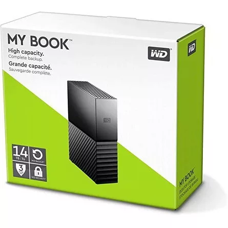 WESTERN DIGITAL WD My Book 14TB 3.5" external hdd WDBBGB0140HBK-EESN