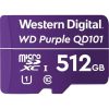 Western Digital 512GB Purple QD101 SC Ultra Endurance SDA 6.0 UHS-1 Class10 U1 microSDXC memóriakártya BOX lila