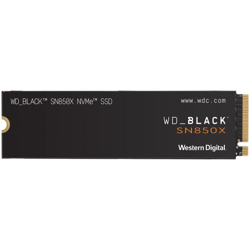 WESTERN DIGITAL SSD WD Black SN850X 1TB M.2 2280 PCIe Gen4 x4 NVMe, Read/Write: 7300/6300 MBps, IOPS 800K/1100K, TBW: 600