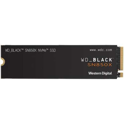 WESTERN DIGITAL SSD WD Black SN850X 1TB M.2 2280 PCIe Gen4 x4 NVMe, Read/Write: 7300/6300 MBps, IOPS 800K/1100K, TBW: 600