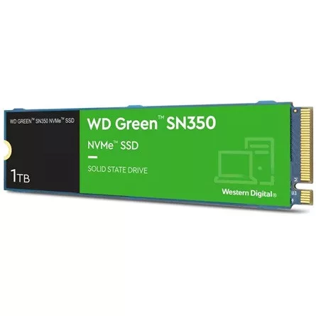WD SSD WD 1TB Green SN350 M.2 2280 PCIe Gen 3 x4 NVMe
