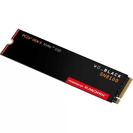 Western Digital WD_BLACK SN8100 1TB PCIe x4 (5.0) M.2 2280 SSD fekete