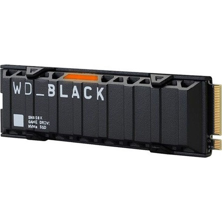 WESTERN DIGITAL SSD WD Black SN850X HeatSink 2TB M.2 2280 PCIe Gen4 x4 NVMe, Read/Write: 7300/6600 MBps, IOPS 1200K/1100K, TBW: 1200