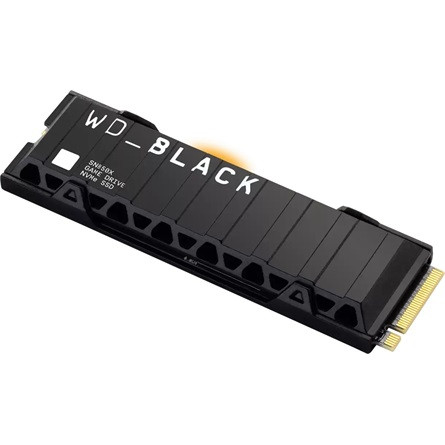 WESTERN DIGITAL SSD WD Black SN850X HeatSink 2TB M.2 2280 PCIe Gen4 x4 NVMe, Read/Write: 7300/6600 MBps, IOPS 1200K/1100K, TBW: 1200