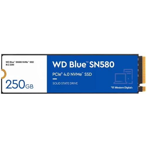 WESTERN DIGITAL SSD WD Blue (M.2, 250GB, PCIe Gen4 NVMe 1.4b)