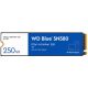 WESTERN DIGITAL SSD WD Blue (M.2, 250GB, PCIe Gen4 NVMe 1.4b)