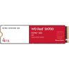 WESTERN DIGITAL SSD NAS WD Red SN700 4TB M.2 2280-D5-M PCIe Gen3 x4 NVMe, Read/Write: 3400/3100 MBps, IOPS 550K/520K, TBW: 5100