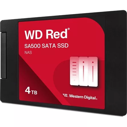 Western Digital SSD 4TB - WDS400T2R0A (Red, NAS, 3D, 7mm, SATA3)