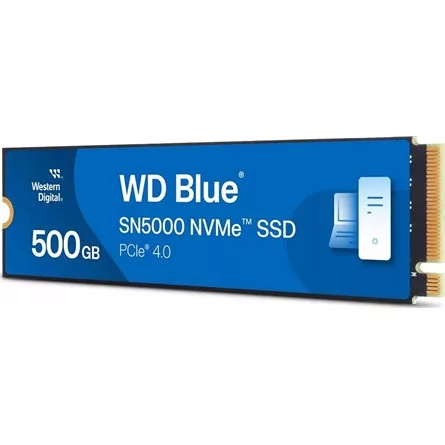 Western Digital SSD WD 500GB Blue SN5000 M.2 PCIe Gen 4 x4 NVMe