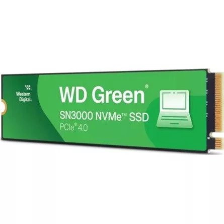 Western Digital Green SN3000 500GB PCIe x4 (4.0) M.2 2280 SSD zöld