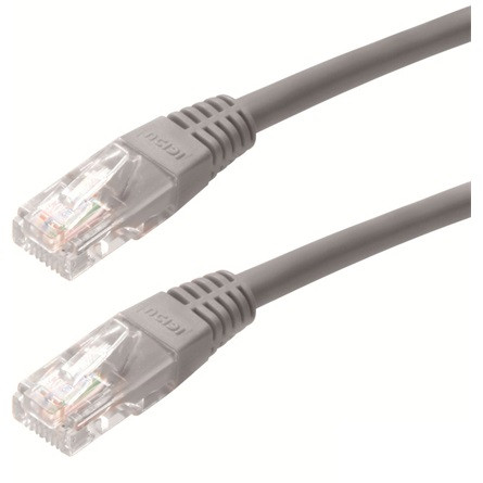 OEM CAT5e FTP M/M adatkábel 0.5m szürke