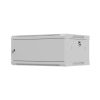 Lanberg 19" fali rack szekrény 4U/600X450 lemezajtó, lapraszerelt, szürke