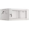 Lanberg 19" fali rack szekrény 4U/600X450 lapraszerelt, szürke V2