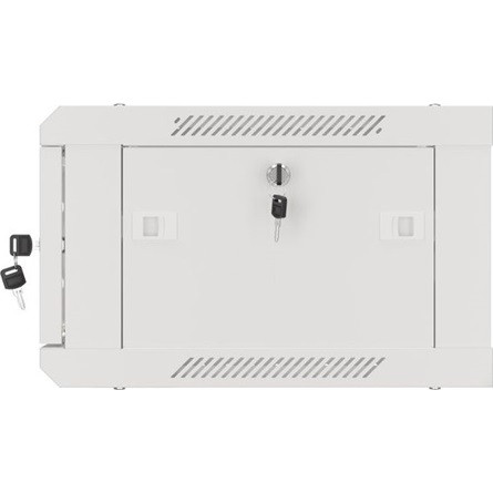 Lanberg 19" fali rack szekrény 4U/600X450 lapraszerelt, szürke V2