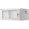 Lanberg 19" fali rack szekrény 4U/600X450 lapraszerelt, szürke V2