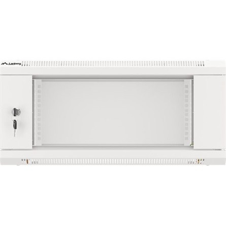 Lanberg 19" fali rack szekrény 4U/600X450 lapraszerelt, szürke V2