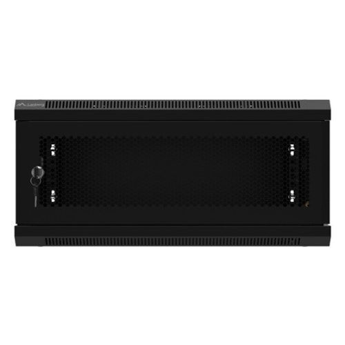 Lanberg 19" fali rack szekrény 4U/600X450 perforált ajtó, lapraszerelt, fekete