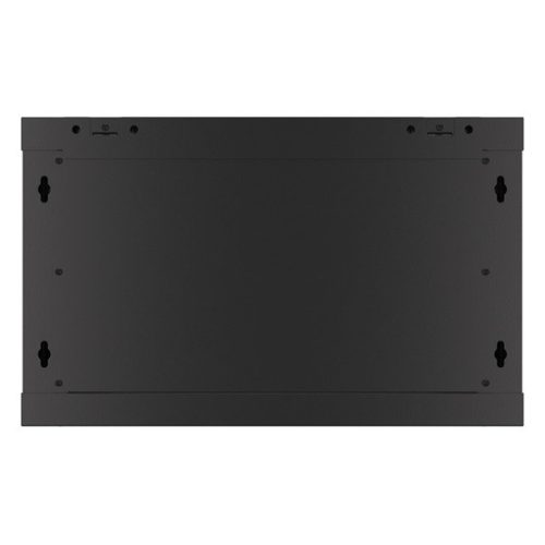 Lanberg 19" fali rack szekrény 6U/600X450 üvegajtó, lapraszerelt, fekete V2