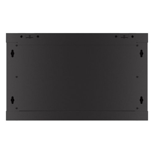 Lanberg 19" fali rack szekrény 6U/600X450 perforált ajtó, lapraszerelt, fekete