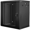 Lanberg 19" fali rack szekrény 12U/600X450 lapraszerelt, fekete V2