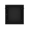 Lanberg 19" fali rack szekrény 12U/600X450 perforált ajtó, lapraszerelt, fekete
