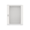 Lanberg 19" fali rack szekrény 15U/600X450 üvegajtó, lapraszerelt, szürke V2