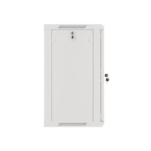 Lanberg 19" fali rack szekrény 15U/600X450 üvegajtó, lapraszerelt, szürke V2