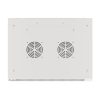 Lanberg 19" fali rack szekrény 15U/600X450 üvegajtó, lapraszerelt, szürke V2