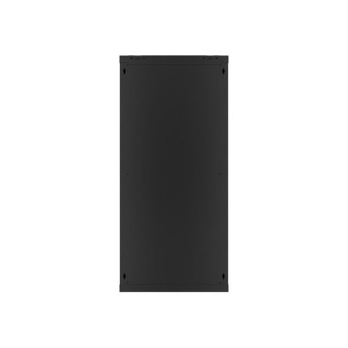 Lanberg 19" fali rack szekrény 27U/600X450 üvegajtó, lapraszerelt, fekete V2